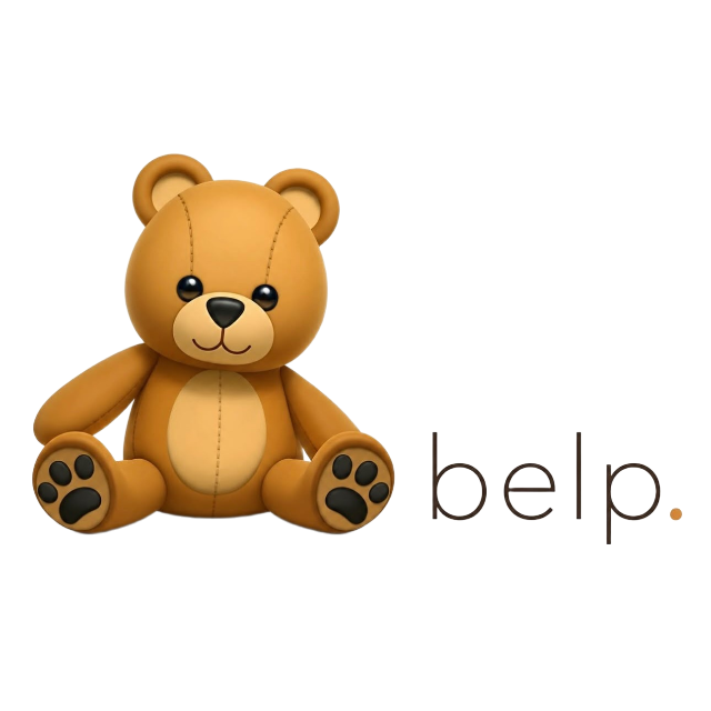 belp. Logo mit Teddy